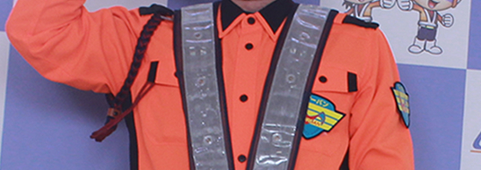 アーバン警備保障の制服の写真