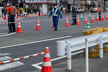 神戸マラソン2022の交通誘導・雑踏警備の写真2