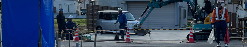 泉南郡熊取町での交通誘導警備の写真