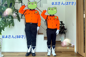 2024年6月入社の新任警備員さん（2名）