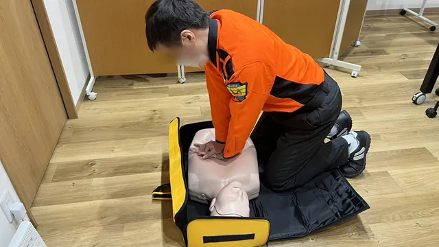 救急措置（救命）の様子