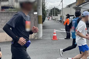 京都マラソン2026の警備の様子