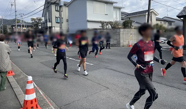 京都マラソン2026の警備の様子1